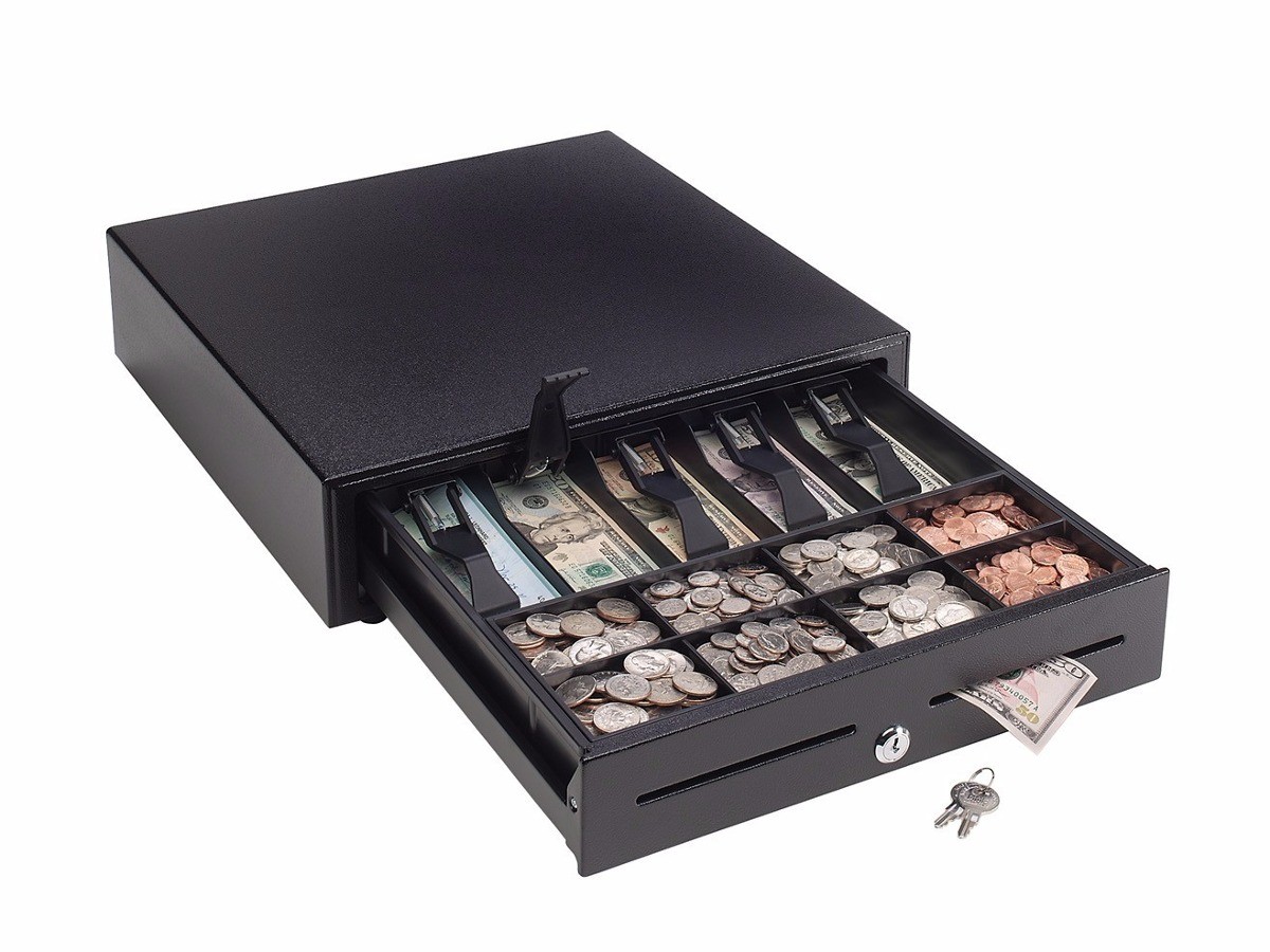 impresoras y scanners - CAJA REGISTRADORA DE DINERO (CASH DROWER ) ,PARA 5 BILLTES, 8 MONEDAS, AUTOMA 0