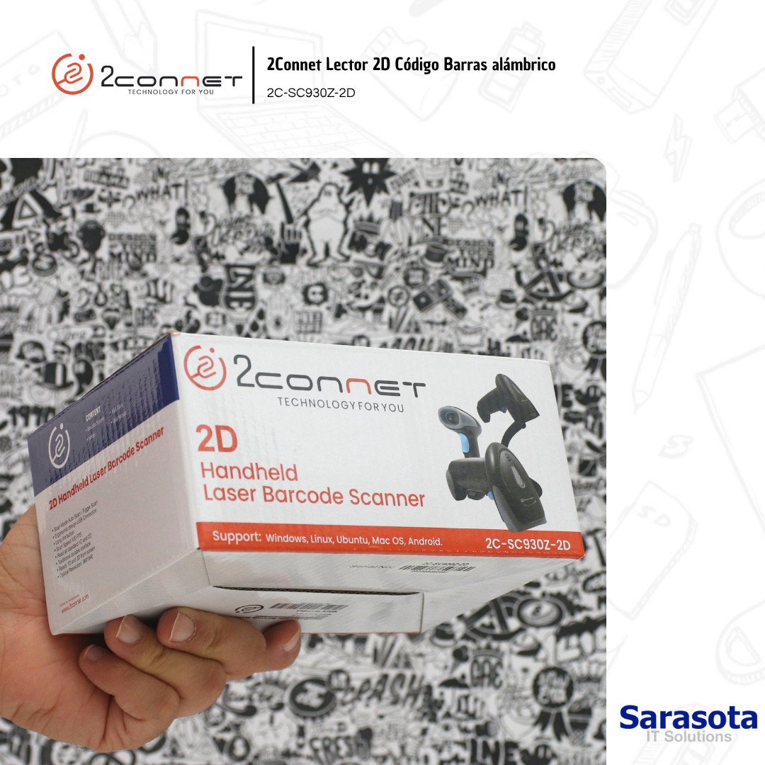accesorios para electronica - Lector de códigos de barra 2D 2Connet