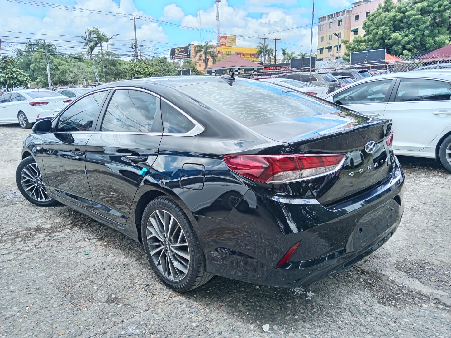 carros - HYUNDAI SONATA NEW RISE 2019 NEGRO GASOLINA 4