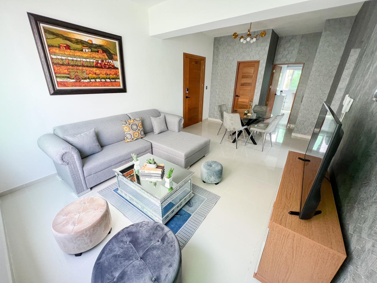 apartamentos - El Millon, Apartamento Amueblado En Alquiler 1