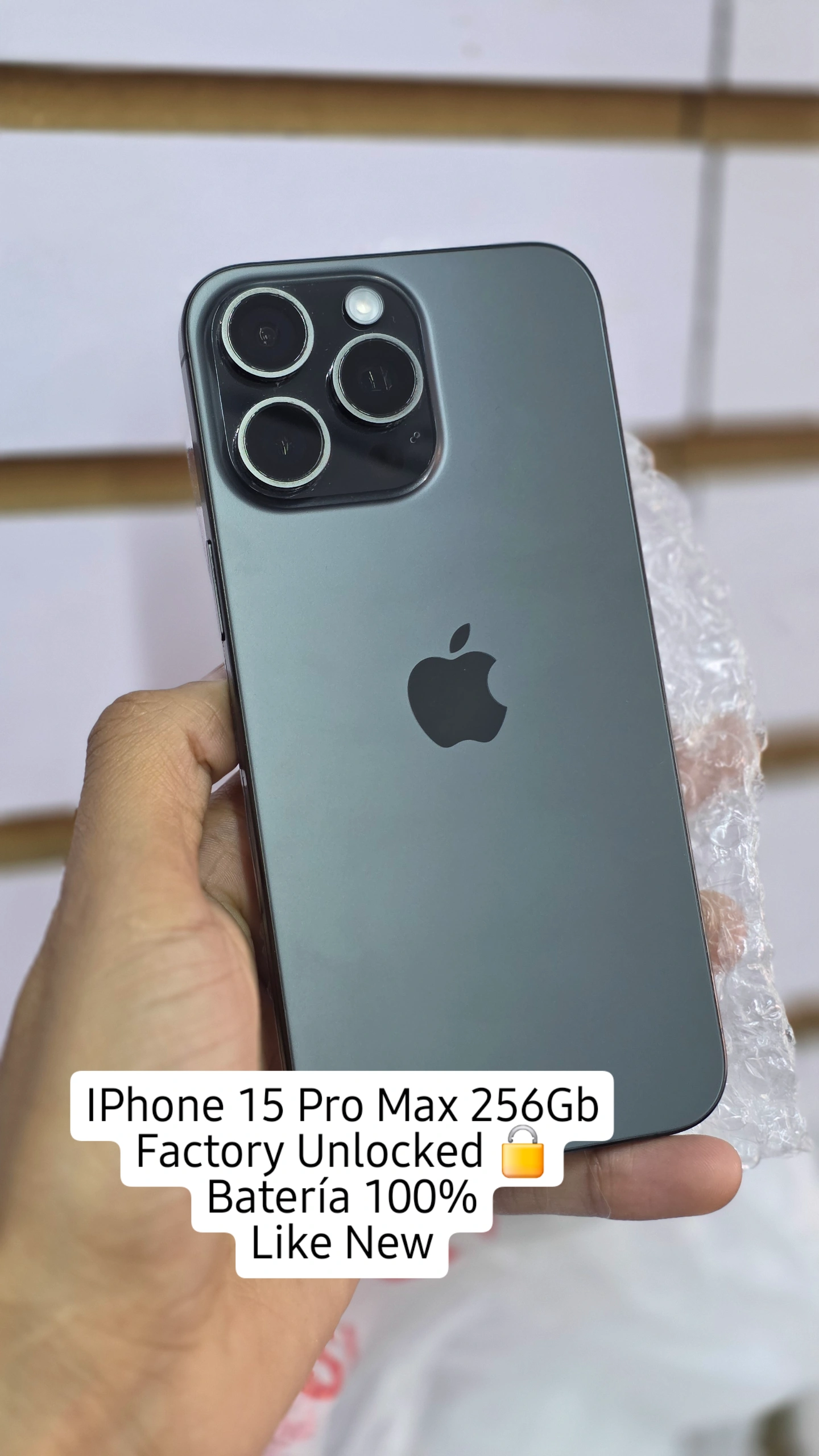 celulares y tabletas - IPhone 15 Pro Max 256Gb Factory Clean Batería 100 