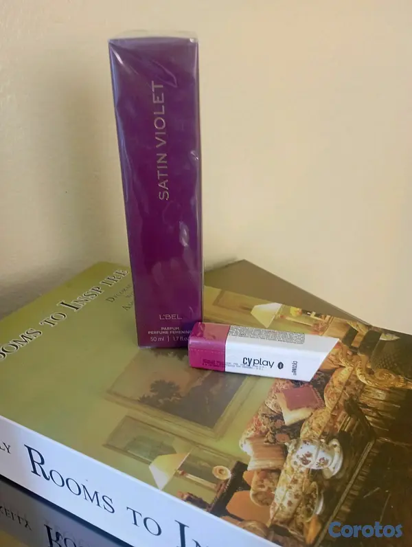 salud y belleza - Set de perfume satín Violet y pintalabio hidratante sellado 3