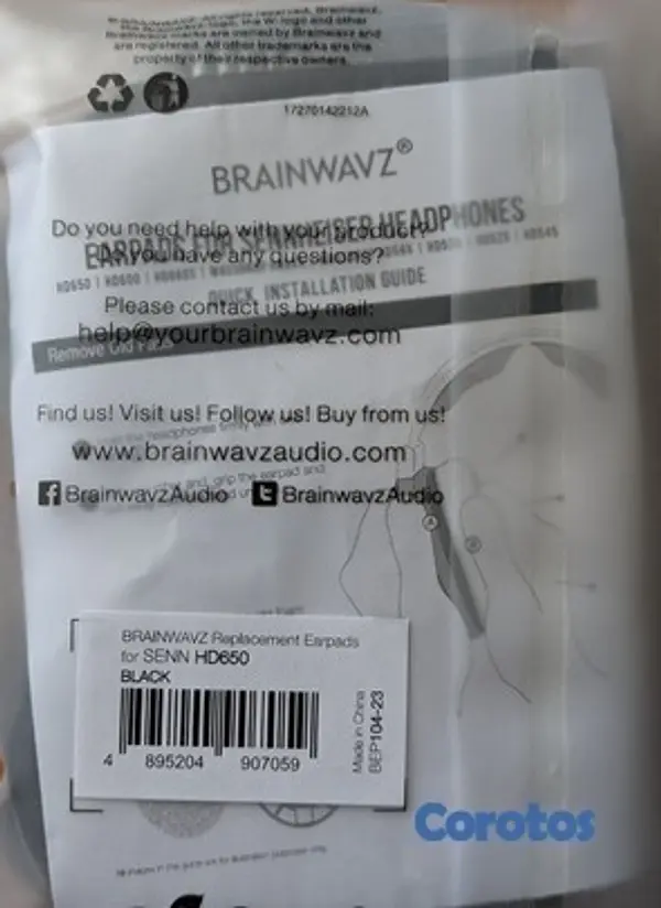 camaras y audio - Almohadillas Dekoni & Brainwavz Sennheiser HD600 s 5