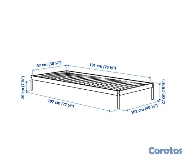 muebles y colchones - Base Twin 2