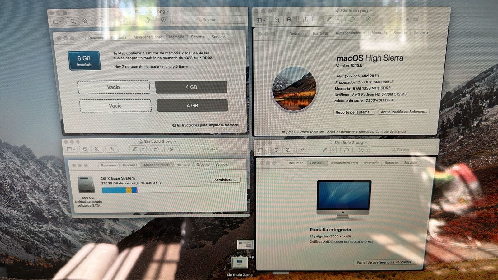 computadoras y laptops - IMac 27 pulgadas OPORTUNIDAD  2