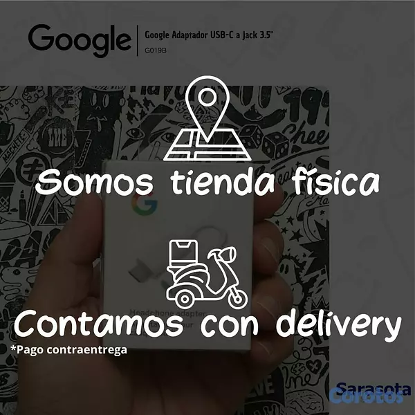 accesorios para electronica - Google Adaptador USB-C a Jack 3.5 Audio 3