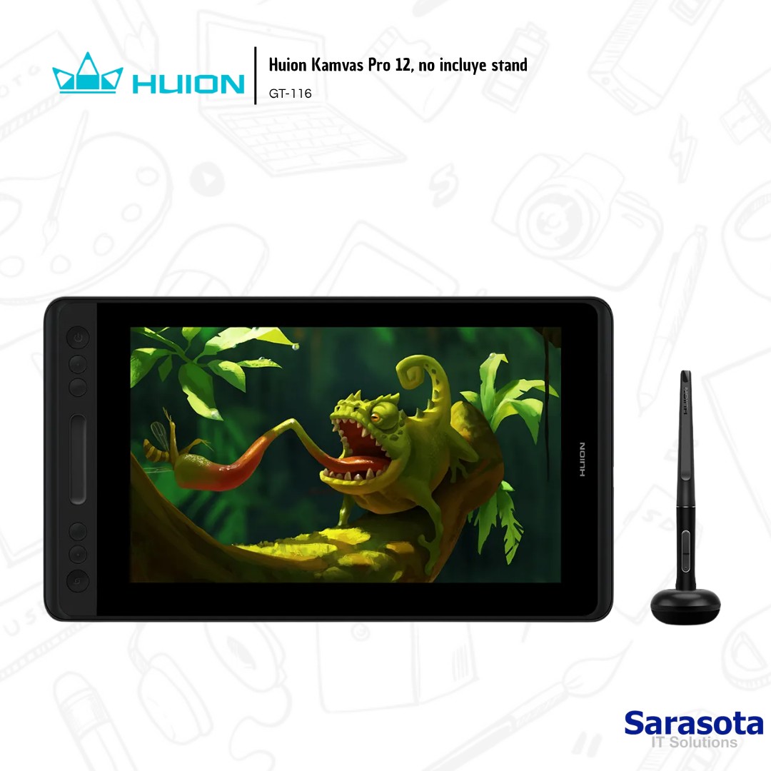 accesorios para electronica - Huion Kamvas Pro 12 Pen Display GT-116, sin stand Nuevo 1