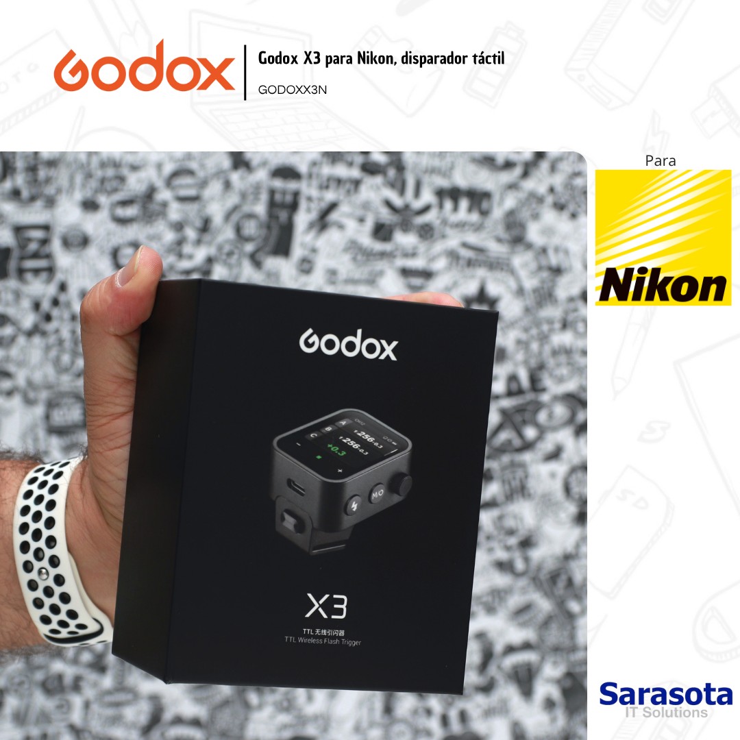 accesorios para electronica - Godox Disparador X3 para Nikon Garantía 1 año 0