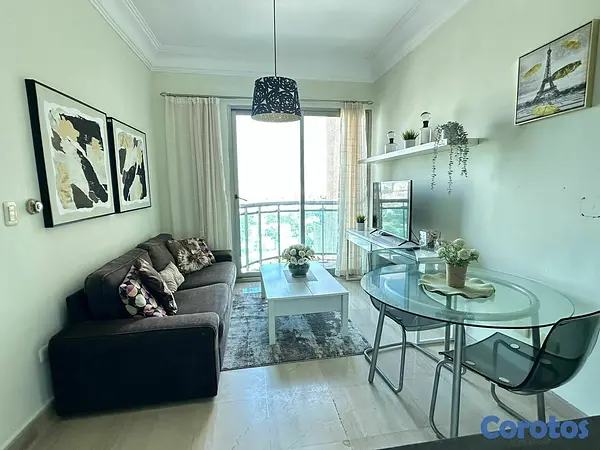 apartamentos - Apartamento amueblado en alquiler de 1 habitacion  1