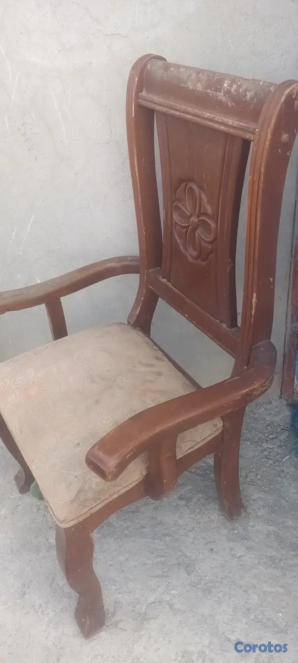 muebles y colchones - Juego de comedor para pintar 6