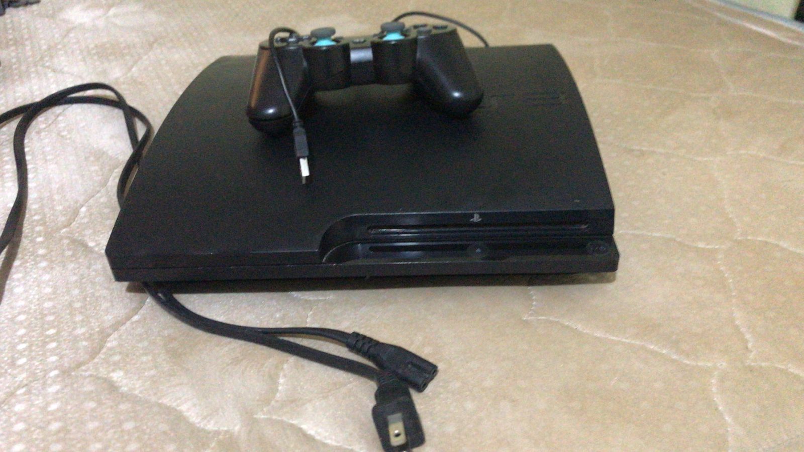consolas y videojuegos - PS3 Slim 149 GB - Excelente Estado + Control 1