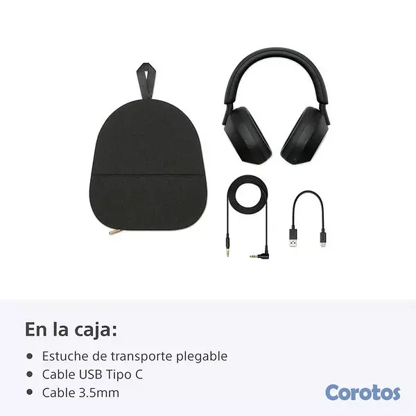 camaras y audio - Audífonos SONY XM5 Negro - Nuevo Con Caja Sellada  2