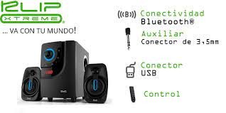 computadoras y laptops - BOCINAS KLIPX 2.1 KWS-616, 40W, BT, RANURAS SD, USB, 3.5MM