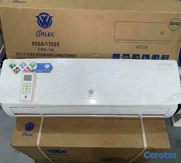aires acondicionados y abanicos - Aire acondicionado Inlec 12000BTU Inverter
Split
220 voltios 


 2
