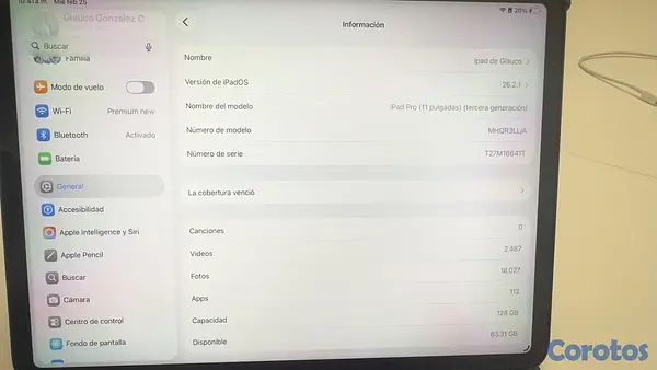 celulares y tabletas - IPad Pro 3 gen 3