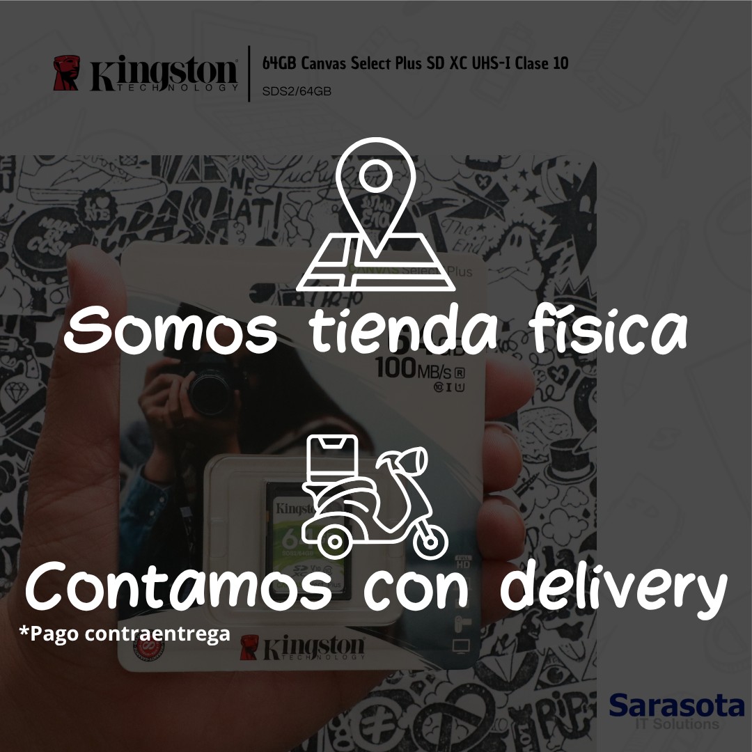 accesorios para electronica - kingston Canvas Select Plus SDXC 64GB 2