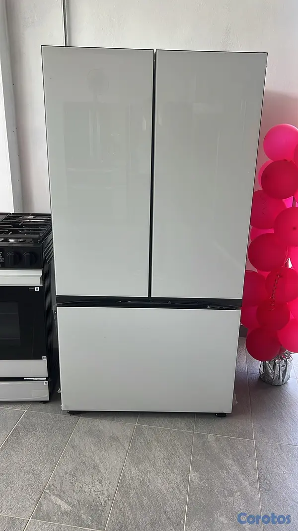 electrodomesticos - NEVERA BESPOKE BLANCA SAMSUNG,  2