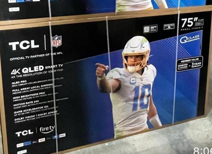 tv - SMART TV TCL DE 75 PULGADAS QLED 4K NUEVA 0