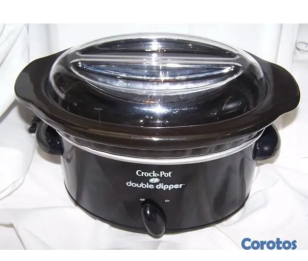 electrodomesticos - Olla de cocción lenta la original Crock-Pot Double Dipper 3