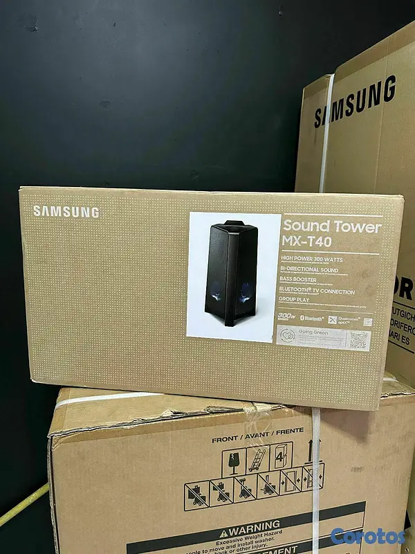 camaras y audio - Torre de Sonido Samsung MX-T40 300 Watts 8