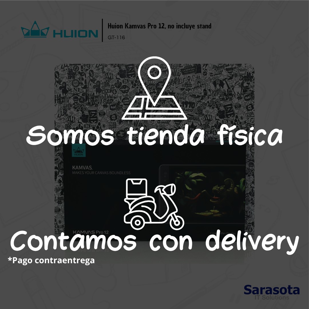accesorios para electronica - Huion Kamvas Pro 12 Pen Display GT-116, sin stand Nuevo 3