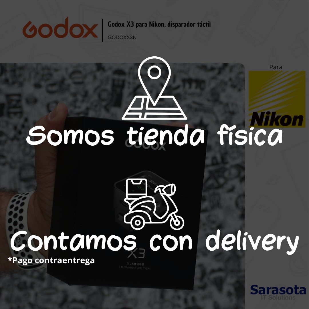 accesorios para electronica - Godox Disparador X3 para Nikon Garantía 1 año 2