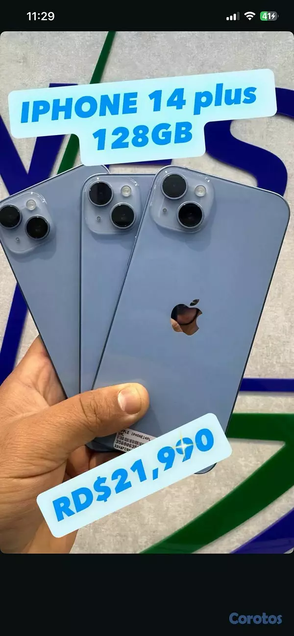 celulares y tabletas - Iphone 14 Plus de 128Gb Factory. CLASE A