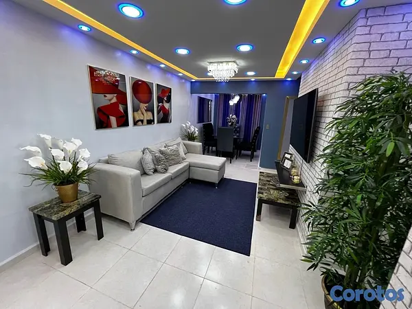 apartamentos - venta de apartamento amueblado en autopista de san Isidro santo Domingo este  3