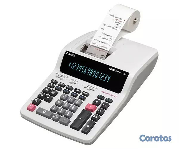 impresoras y scanners - CALCULADORA ,SUMADORA CASIO DR-240TM ,14 dígitos 
EN PANTALLA, DE USO PESADO  3
