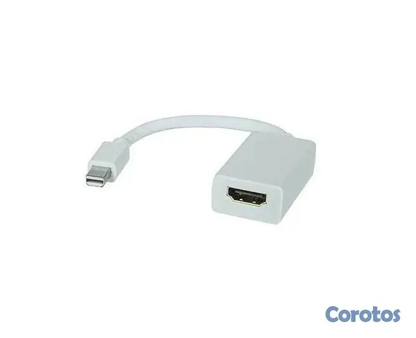 computadoras y laptops - ADAPTADOR CONVERTIDOR MINI DISPLAYPORT A HDMI HEMBRA 2