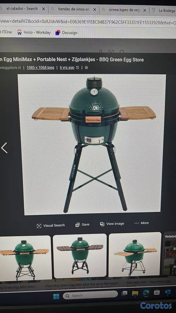 cocina - Big Green Egg Minimax 6