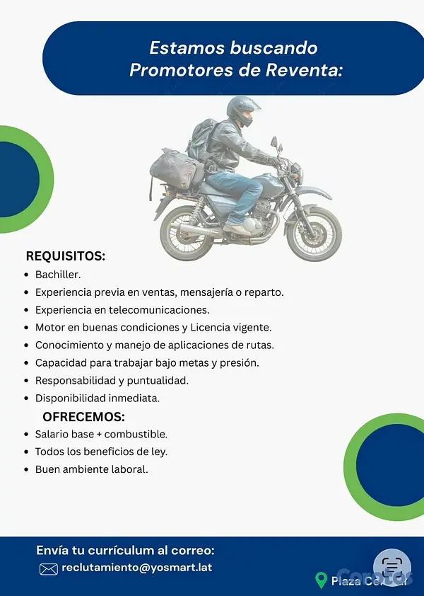 empleos disponibles - PROMOTORES DE REVENTA