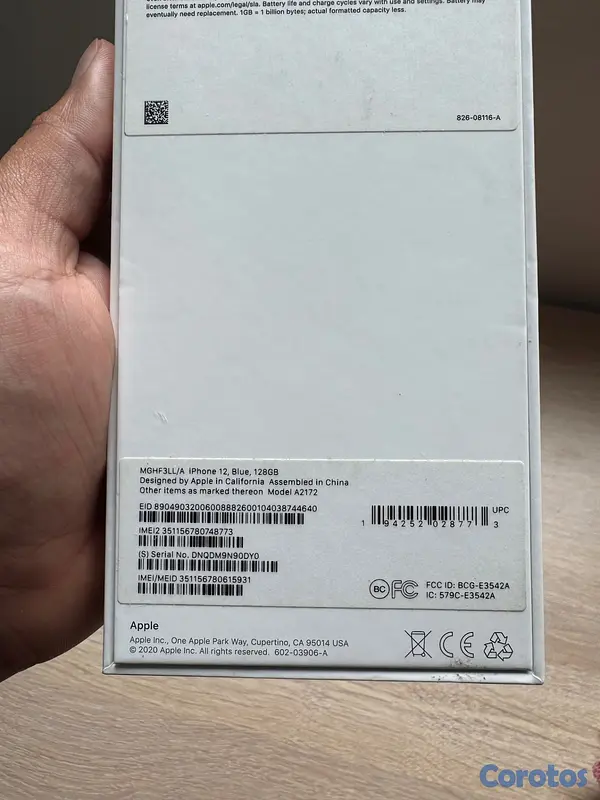celulares y tabletas - IPhone 12 normal 128gb  8