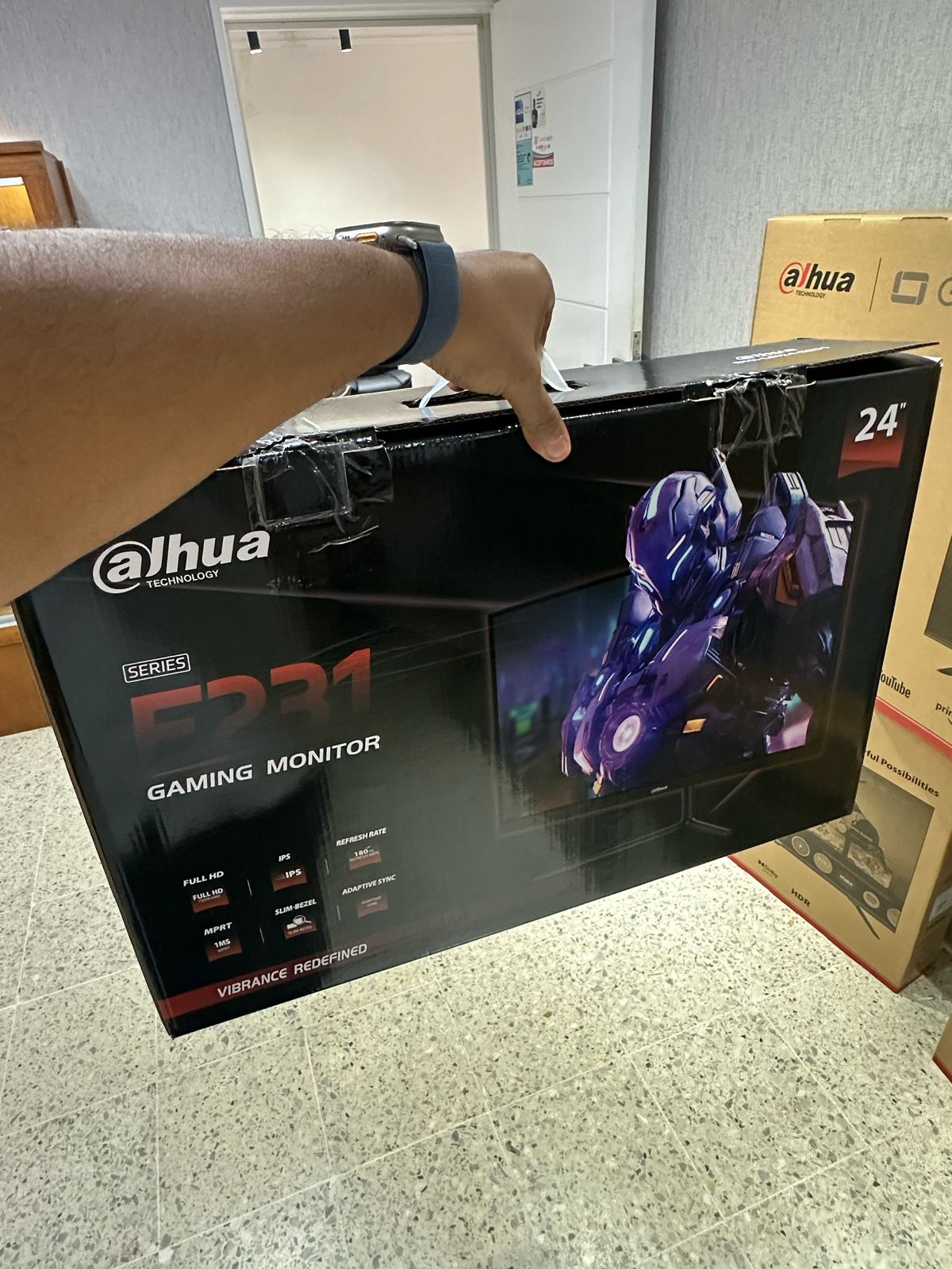 accesorios para electronica - MONITOR DAHUA 24″ LED (Mod. DHI-LM24-B201A)-(NUEVO