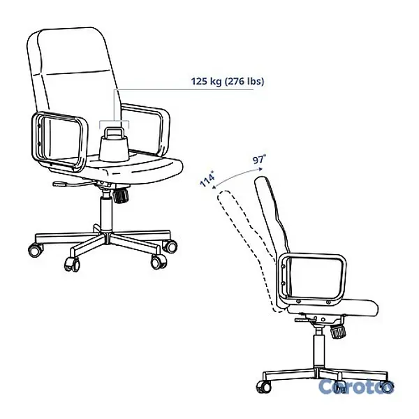 articulos de oficina - Silla giratoria  3