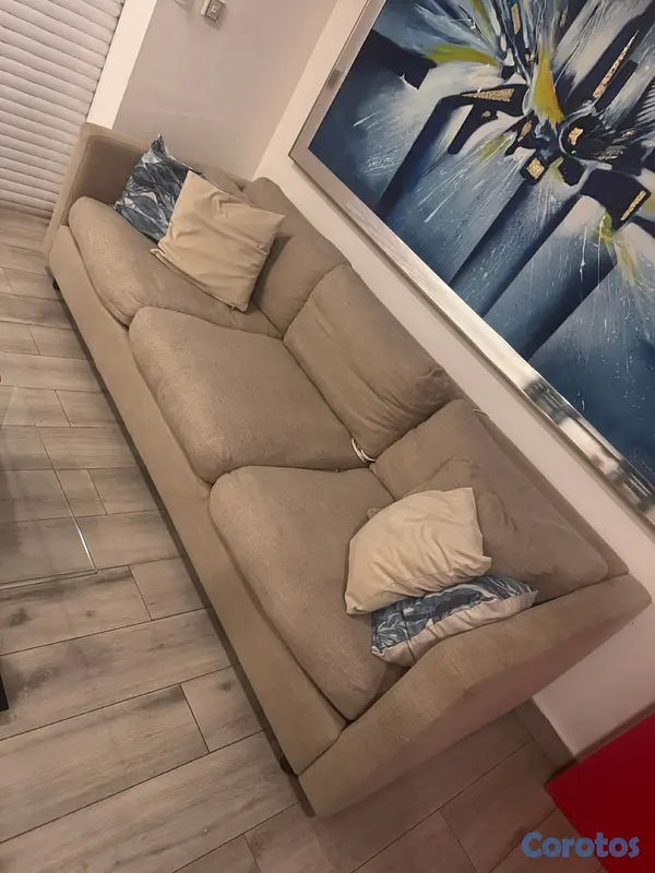 muebles y colchones - mueble en color crema  2