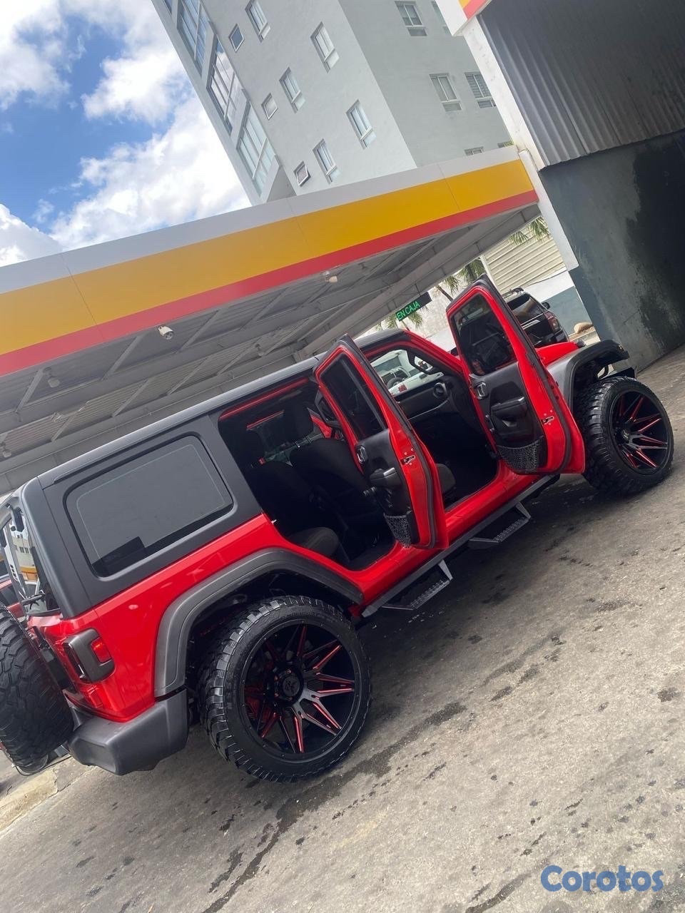 jeepetas y camionetas - Jeep  wrangler 2018  ligeramente negociable 9