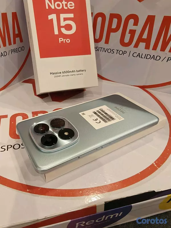 celulares y tabletas - REDMI NOTE 15 PRO 4G, 8GB RAM 256GB ROM 3