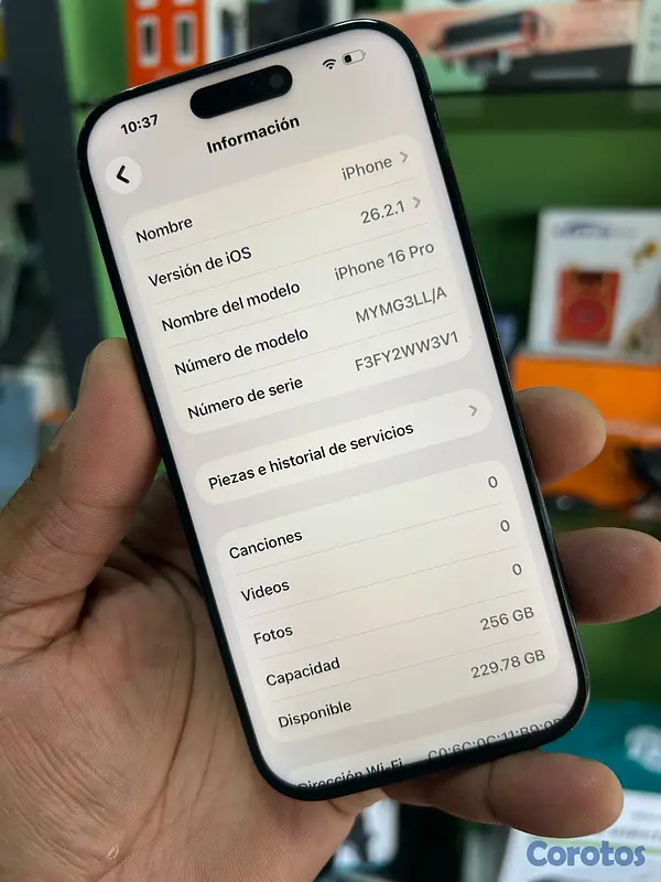 celulares y tabletas - iPhone 📱 16 pro 256GB batería en 95✅ 5