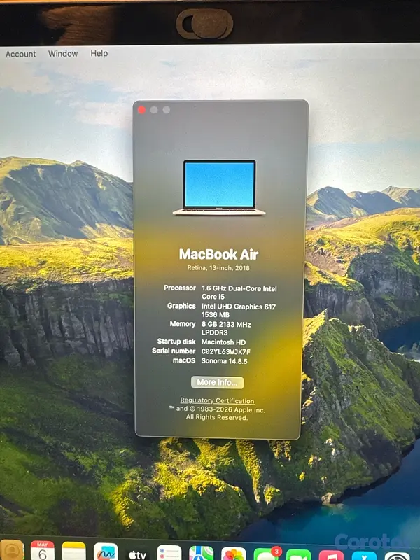 computadoras y laptops - MacBook Air - Retina 13inch 2018 2