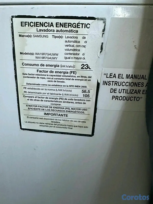 electrodomesticos - De oportunidad lavadora samsung  5