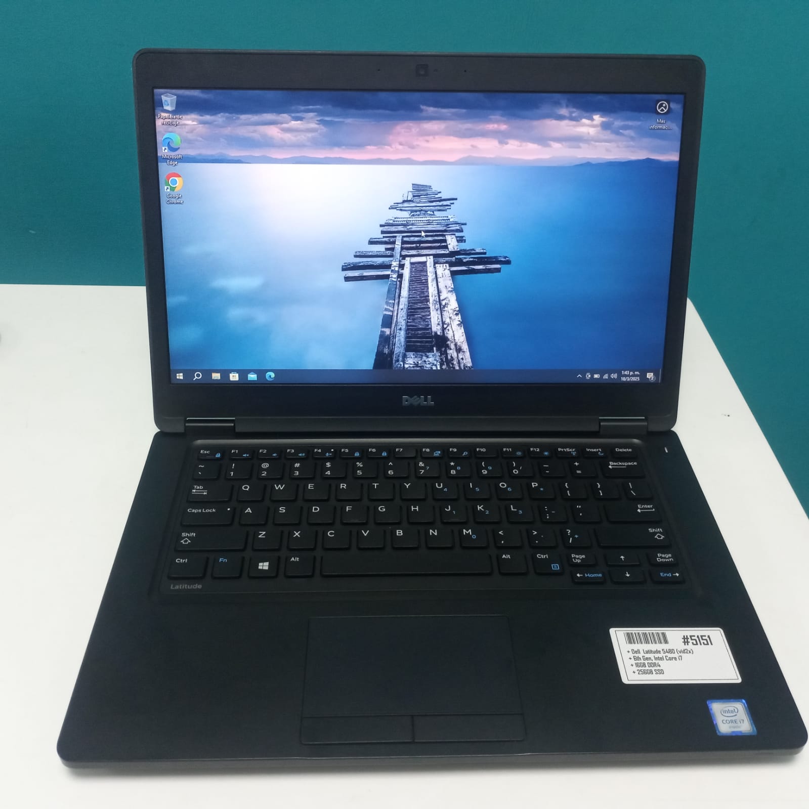 computadoras y laptops - Laptop, Dell Latitude 5480(vid2x) / 6th Gen, Intel