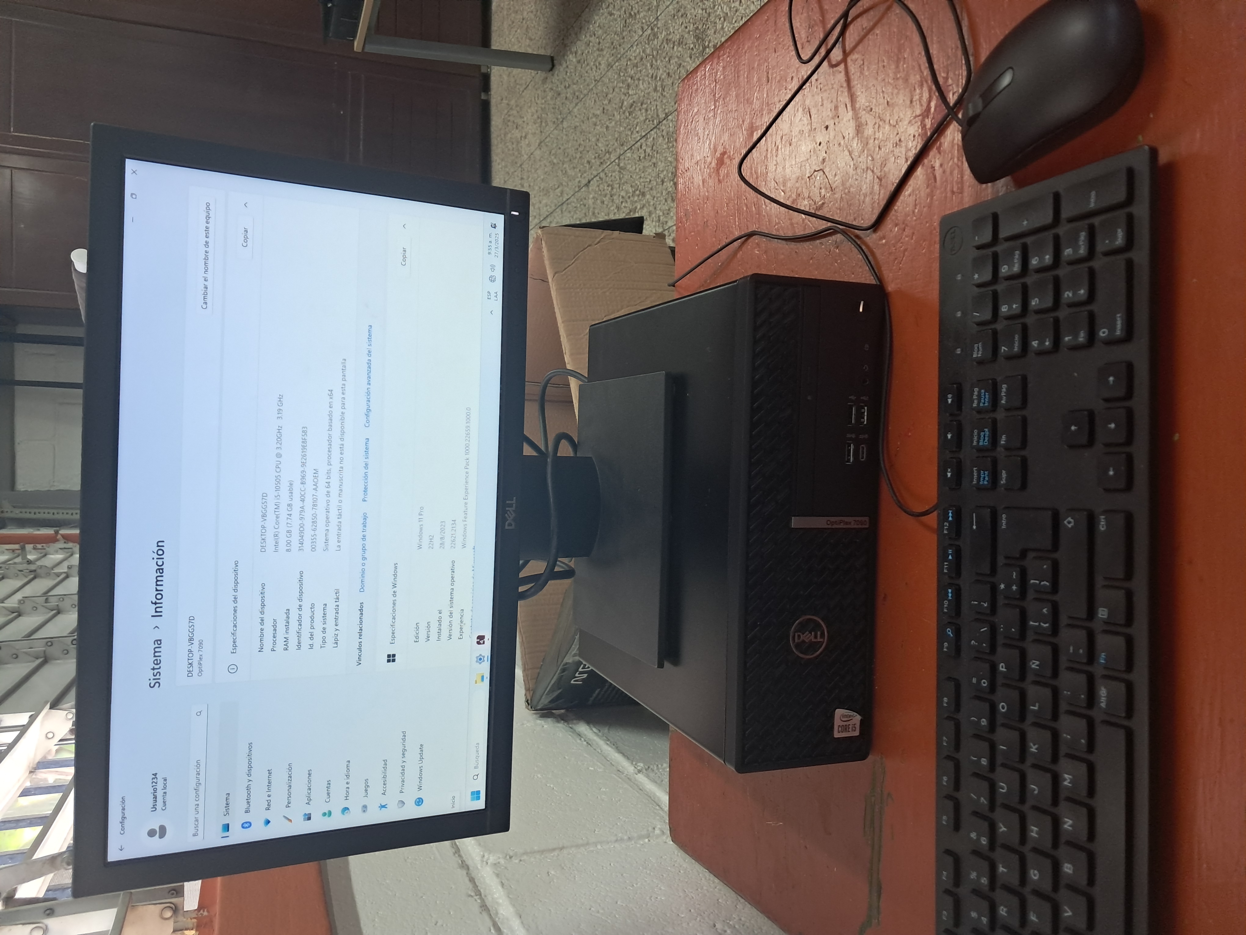 computadoras y laptops - PC DELL OPTIPLEX 7090 y PC CLON RD$10,000.00 5