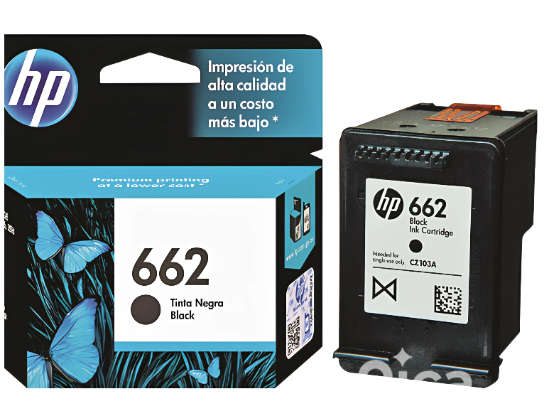 impresoras y scanners - Cartuchos De Tinta 662 Hp Color Y Negro 0