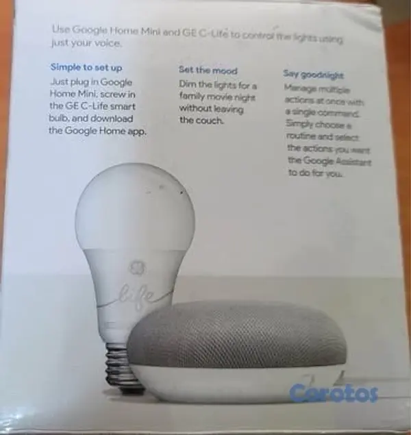camaras y audio - Google Home Mini + Bombillo 2