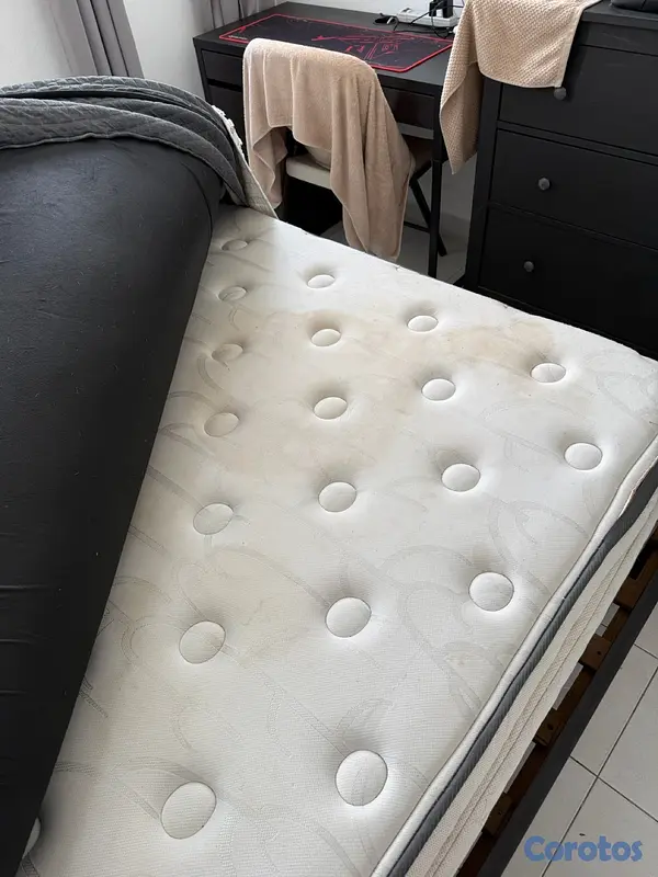 muebles y colchones - cama full y su colchón  3