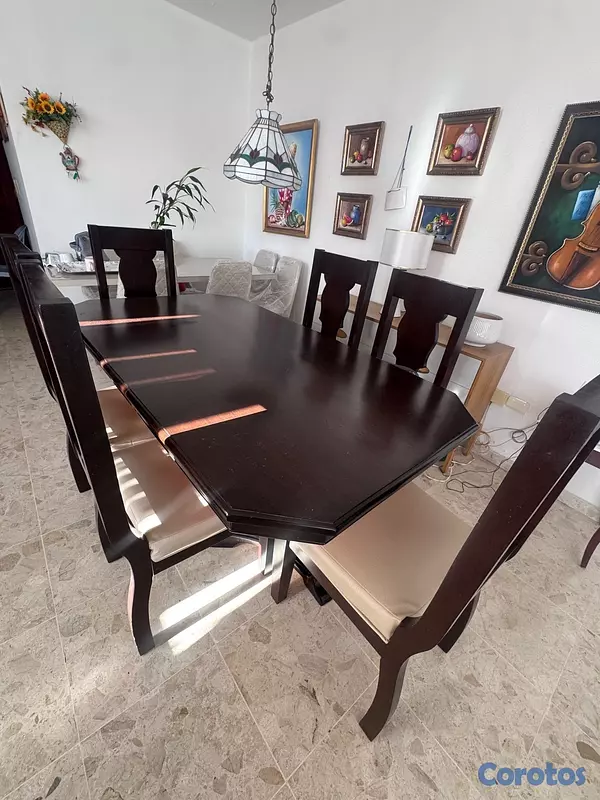 muebles y colchones - Comer de 6 sillas 3