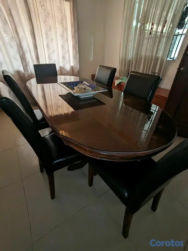 decoración y accesorios - mesa de comedor 6 sillas 12