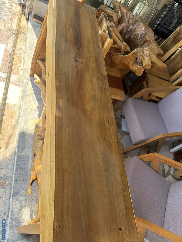 muebles y colchones - Crendeza rústica corte natural 3