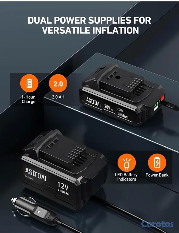 accesorios para vehiculos - Bombita para neumático 6